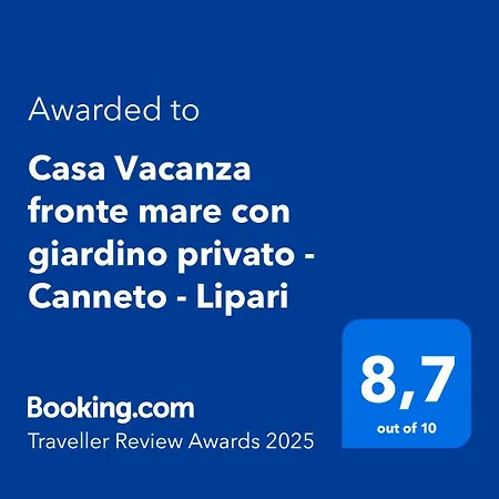 Casa Fronte Mare Con Giardino Privato - - Lipari Casa vacanze *