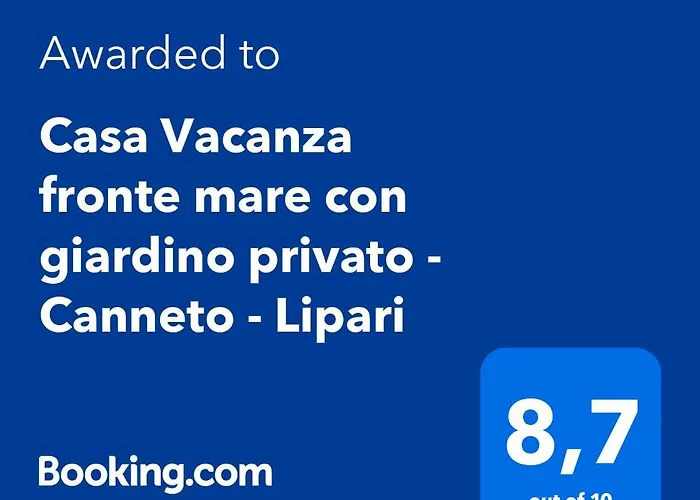 Casa Fronte Mare Con Giardino Privato - - Lipari Semesterbostad *